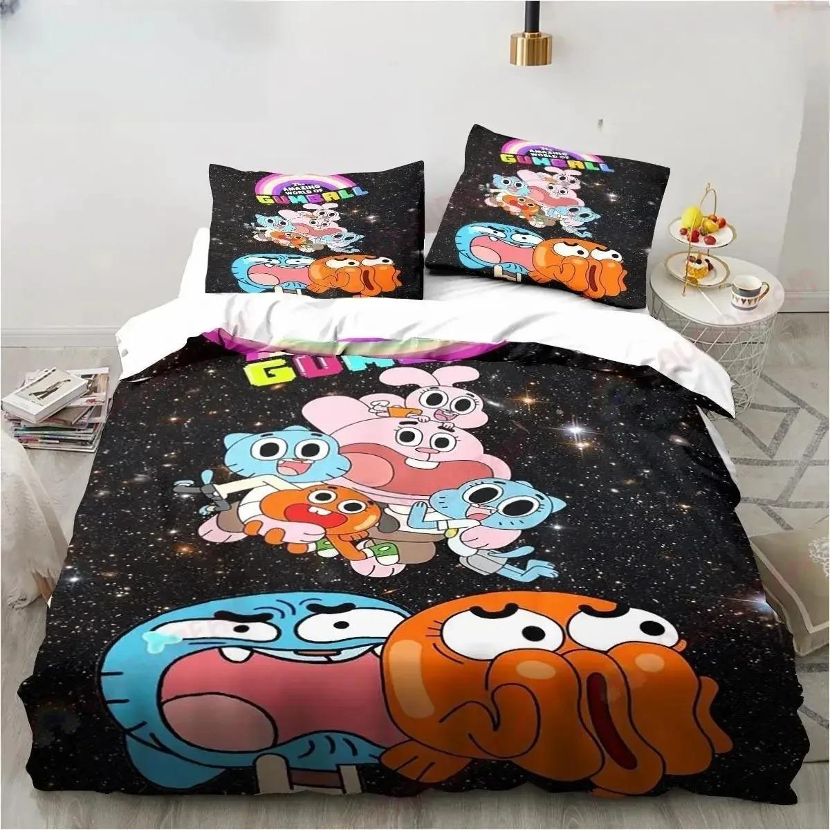 New Cartoon The Amazing World Gumball Bedding Set Bedroom Soft Modern Bedspreads Comefortable Duvet Cover Quilt Cover Pillowcase US Queen 228x228cm
New Cartoon The Amazing World Gumball Bedding Set Bedroom Soft Modern Bedspreads Comefortable Duvet Cover Quilt Cover Pillowcase US Queen 228x228cm