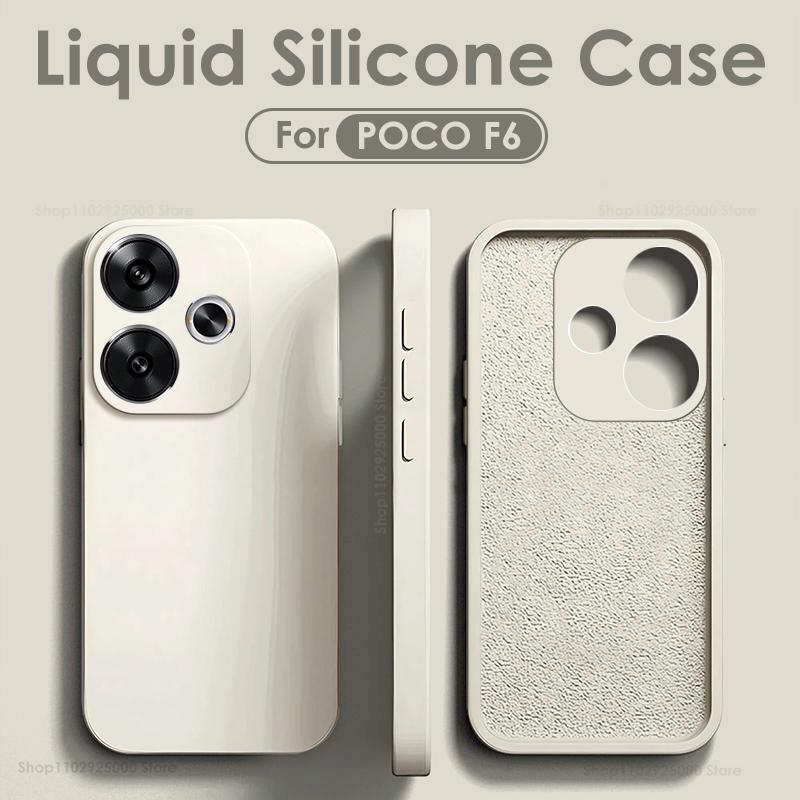 Poco F6 PocoF6 Pro Case Liquid Silicone Phone Cases For Xiaomi Poco F6 F 6 Pro F6Pro PocoF6 Pro Shockproof Soft Cover
Poco F6 PocoF6 Pro Case Liquid Silicone Phone Cases For Xiaomi Poco F6 F 6 Pro F6Pro PocoF6 Pro Shockproof Soft Cover