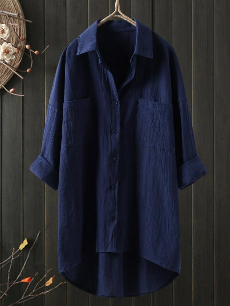 Woman Blouses Casual Home Cotton Linen Large Size Single Breasted Commuting Style Long Sleeved Shirt XS
Woman Blouses Casual Home Cotton Linen Large Size Single Breasted Commuting Style Long Sleeved Shirt XS