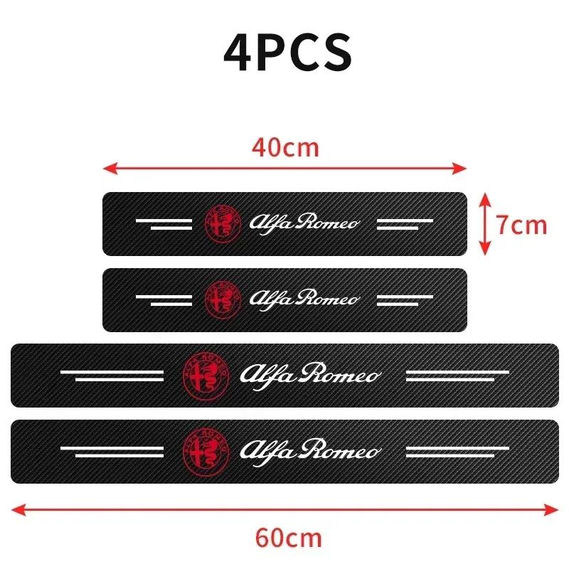 High-quality Carbon Fiber Car Door Sill Protector Sticker For Alfa Romeo Giulia Giulietta 156 159 147 Mito Stelvio Sportiva GT
High-quality Carbon Fiber Car Door Sill Protector Sticker For Alfa Romeo Giulia Giulietta 156 159 147 Mito Stelvio Sportiva GT