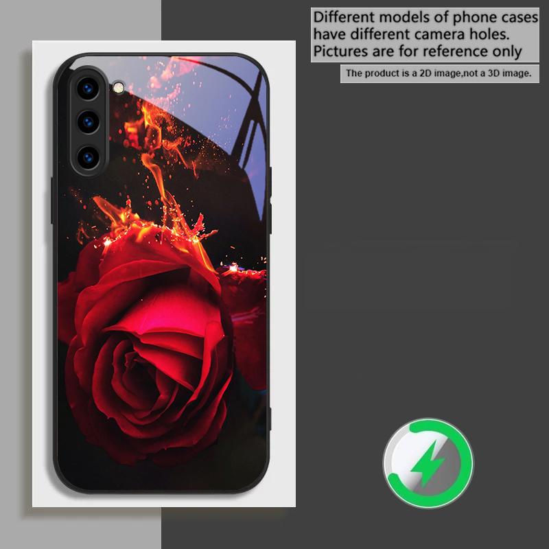 Brilliant Flame Rose Suitable For Samsung Galaxy S26 Ultra S20 FE S21 S22+ S23 Plus S24 S25 Edge magnetism Glass Phone Casee Galaxy S25 Ultra
Brilliant Flame Rose Suitable For Samsung Galaxy S26 Ultra S20 FE S21 S22+ S23 Plus S24 S25 Edge magnetism Glass Phone Casee Galaxy S25 Ultra