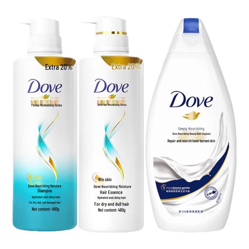 Dove Nourishing & Hydrating Hair & Body Care Set
Dove Nourishing & Hydrating Hair & Body Care Set