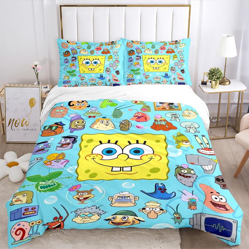 SpongeBob SquarePants Characters Bedding Set 3 Piece Comforter Cover Gift for Bedroom,Includes No InsertB102 200x220cm
SpongeBob SquarePants Characters Bedding Set 3 Piece Comforter Cover Gift for Bedroom,Includes No InsertB102 200x220cm