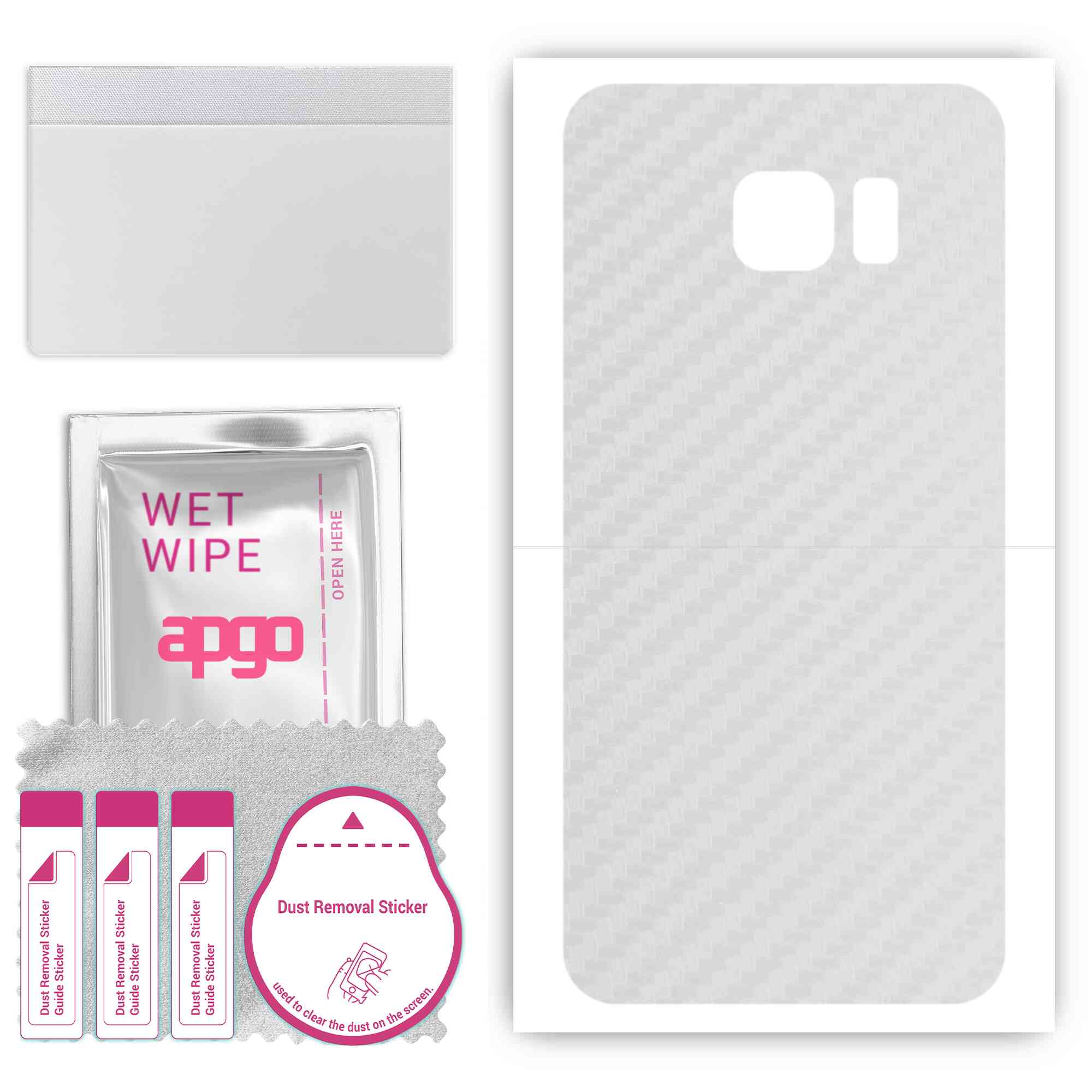 apgo Захисна наклейка Skin для задньої панелі, сумісна з Samsung Galaxy S7 active, Wrap Film, Foil, Vinyl - Pattern Transparent Carbon
apgo Захисна наклейка Skin для задньої панелі, сумісна з Samsung Galaxy S7 active, Wrap Film, Foil, Vinyl - Pattern Transparent Carbon