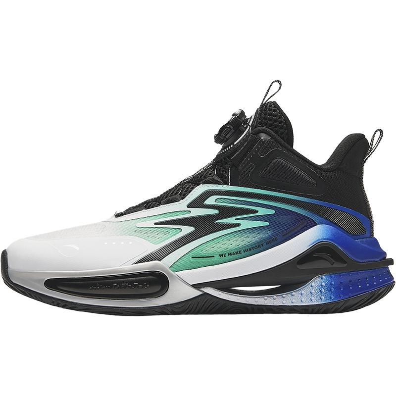 Anta Kids Wind Tide Fabric Professional Training High-Top Basketball Shoes Kids sneaker White Fluorescent-Water-Green Black 312431101-3 36
Anta Kids Wind Tide Fabric Professional Training High-Top Basketball Shoes Kids sneaker White Fluorescent-Water-Green Black 312431101-3 36