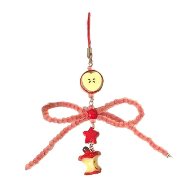 Bowknot Fruit Core Pendant Phone Charm Hangings Rope Cute Phone Chain Strap Bag Decoration Lanyard Keychain Accessories
Bowknot Fruit Core Pendant Phone Charm Hangings Rope Cute Phone Chain Strap Bag Decoration Lanyard Keychain Accessories