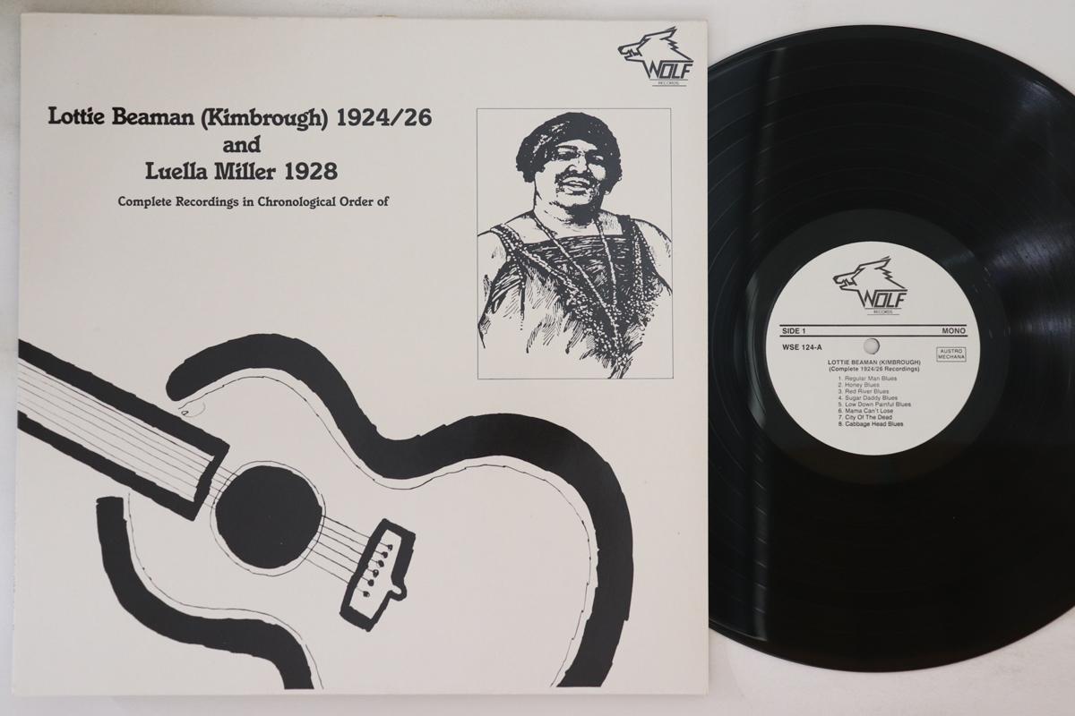 LP Record LOTTIE KIMBROUGH, LUELLA MILLER - Lottie Beaman (Kimbrough) 1924/26 A WSE124 WOLF Austria Blues Used
LP Record LOTTIE KIMBROUGH, LUELLA MILLER - Lottie Beaman (Kimbrough) 1924/26 A WSE124 WOLF Austria Blues Used