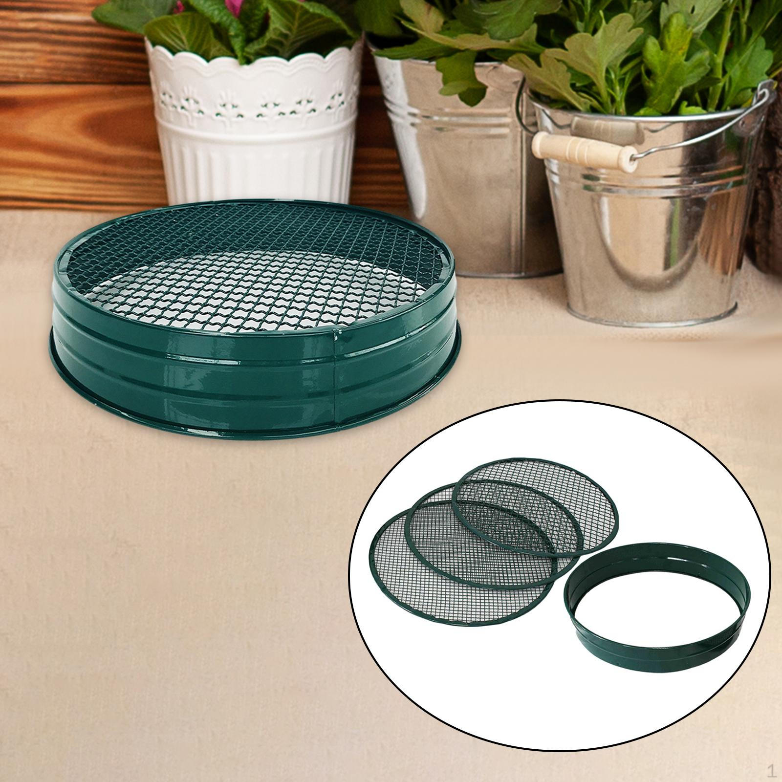 Garden Sieve Sifting Pan with 3 Mesh Accessories Bottom Diameter 35cm
Garden Sieve Sifting Pan with 3 Mesh Accessories Bottom Diameter 35cm