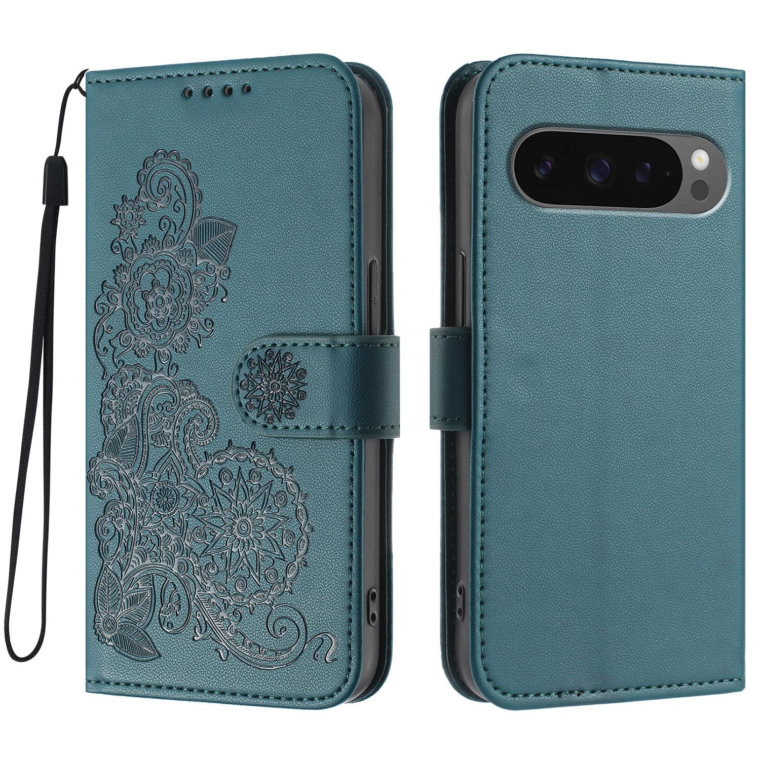 For Google Pixel 9 Pro XL/Google Pixel 10 Pro XL Phone Cases Mandala Flower Leather Wallet Mobile Cover with Strap Blackish Green
For Google Pixel 9 Pro XL/Google Pixel 10 Pro XL Phone Cases Mandala Flower Leather Wallet Mobile Cover with Strap Blackish Green