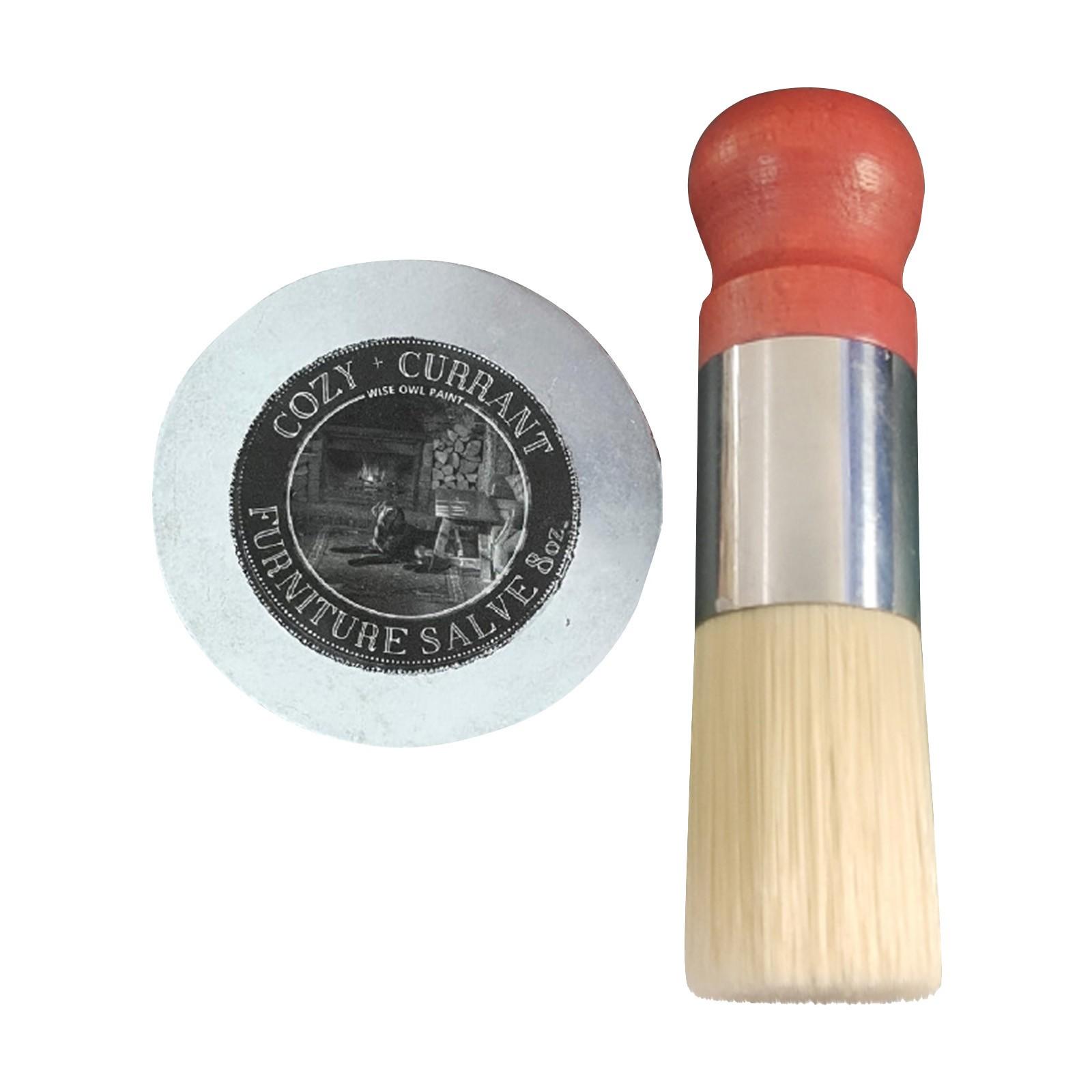 Wood Furniture Salve 8oz with Application Brush for Surface Conditioning and Maintenance Home Care Kit
Wood Furniture Salve 8oz with Application Brush for Surface Conditioning and Maintenance Home Care Kit