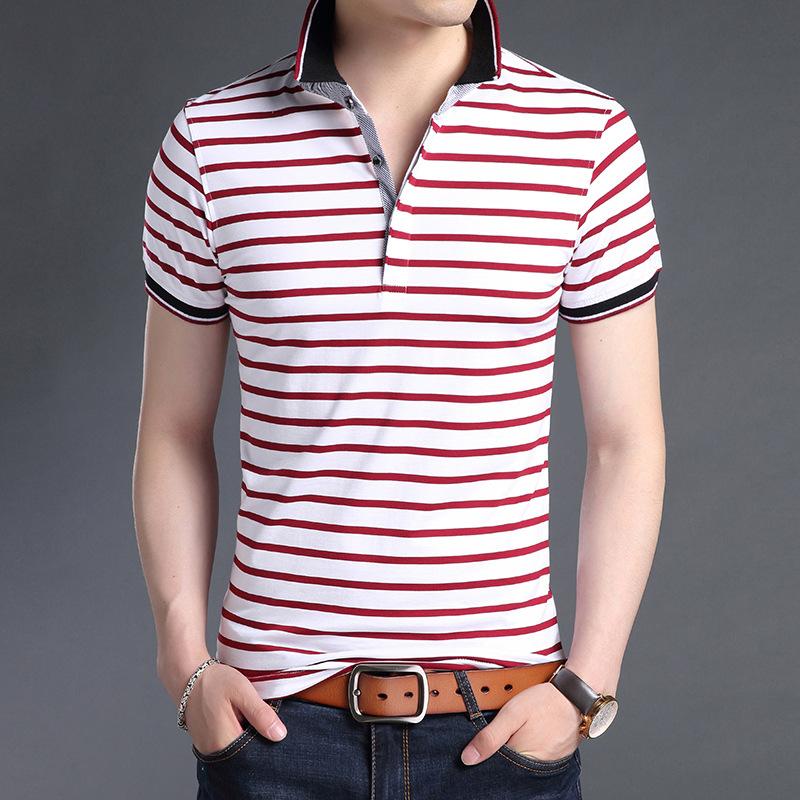 Summer New Youth Men s Korean Thin Short Sleeved T-shirt Panelled Lapel Button Patchwork Print Stripes Fashion Casual Cotton Top L красный
Summer New Youth Men s Korean Thin Short Sleeved T-shirt Panelled Lapel Button Patchwork Print Stripes Fashion Casual Cotton Top L красный