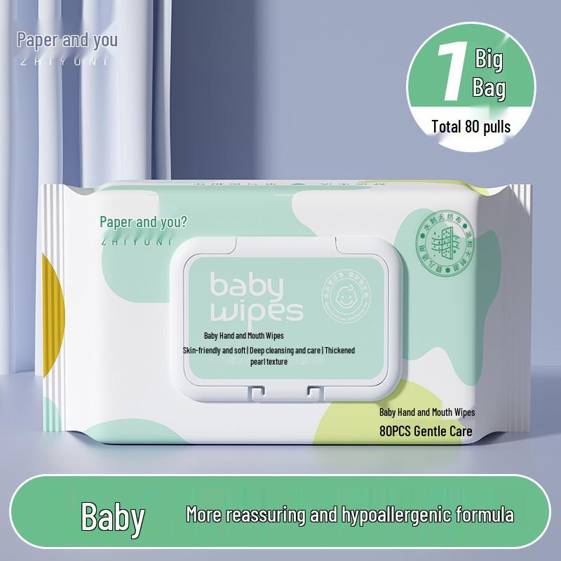 Влажные салфетки Paper & You Baby - Упаковка 80 шт. для новорожденных: Бережный уход за руками, ртом и ягодицами
Влажные салфетки Paper & You Baby - Упаковка 80 шт. для новорожденных: Бережный уход за руками, ртом и ягодицами
