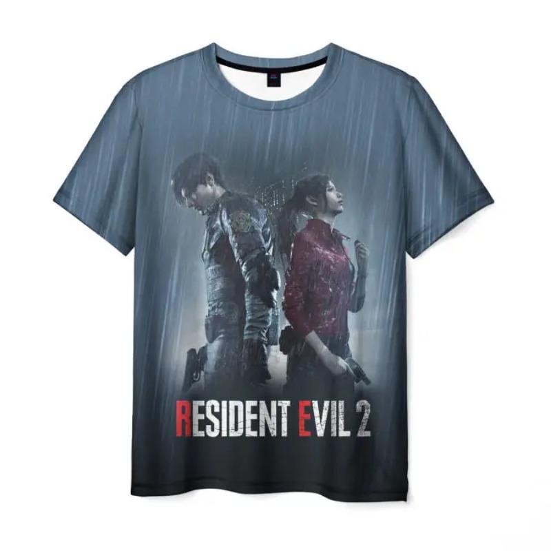 Latest Popular Horror Game Resident Evil 3 Printed Men s T-shirt 3D Biohazard Fashion Loose Short Sleeved T-shirt Street Wear L
Latest Popular Horror Game Resident Evil 3 Printed Men s T-shirt 3D Biohazard Fashion Loose Short Sleeved T-shirt Street Wear L