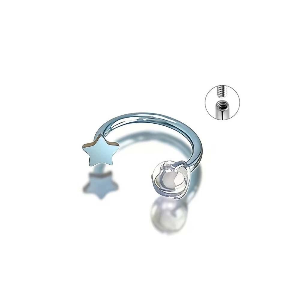 Internally Threaded Star Cartilage Earring ASTM F136 Titanium Belly Button Hoop Y2K Aesthetic Style 3
Internally Threaded Star Cartilage Earring ASTM F136 Titanium Belly Button Hoop Y2K Aesthetic Style 3