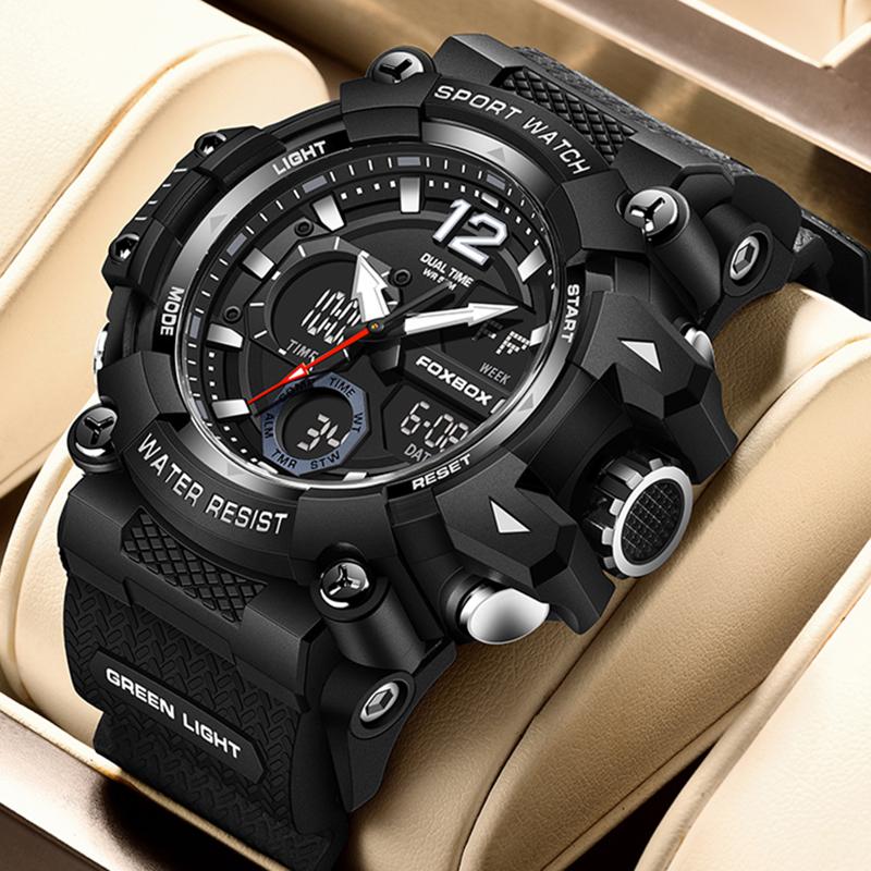 Fashion LED Display Men Watch Casual Business Watch Men Military Sport Waterproof Chronograph Men s Quartz Wristwatches
Fashion LED Display Men Watch Casual Business Watch Men Military Sport Waterproof Chronograph Men s Quartz Wristwatches