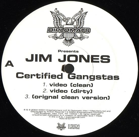 12inch Record JIM JONES - Certified Gangstas KOCSI5777 Koch Records, D 2004 US Rap & Hip-Hop/R&B Used
12inch Record JIM JONES - Certified Gangstas KOCSI5777 Koch Records, D 2004 US Rap & Hip-Hop/R&B Used