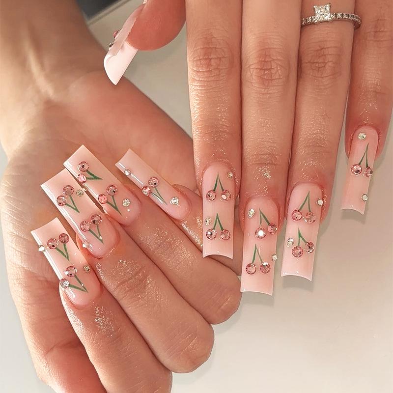 Cross-Border Rhinestone Cherry Nude Wearable Nail Tips - Hand-Painted, Solid Color Nail Art Patches
Cross-Border Rhinestone Cherry Nude Wearable Nail Tips - Hand-Painted, Solid Color Nail Art Patches