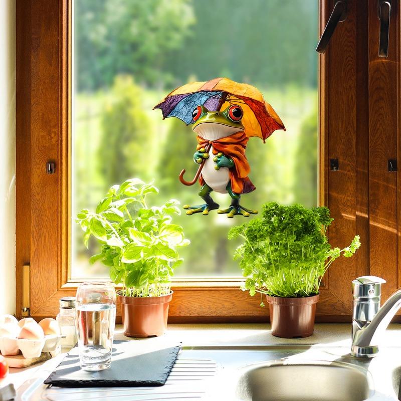 Fun-JD085 Creative Painted Frog Glass Window Beautification and Decoration Electrostatic Uv Window Sticker
Fun-JD085 Creative Painted Frog Glass Window Beautification and Decoration Electrostatic Uv Window Sticker