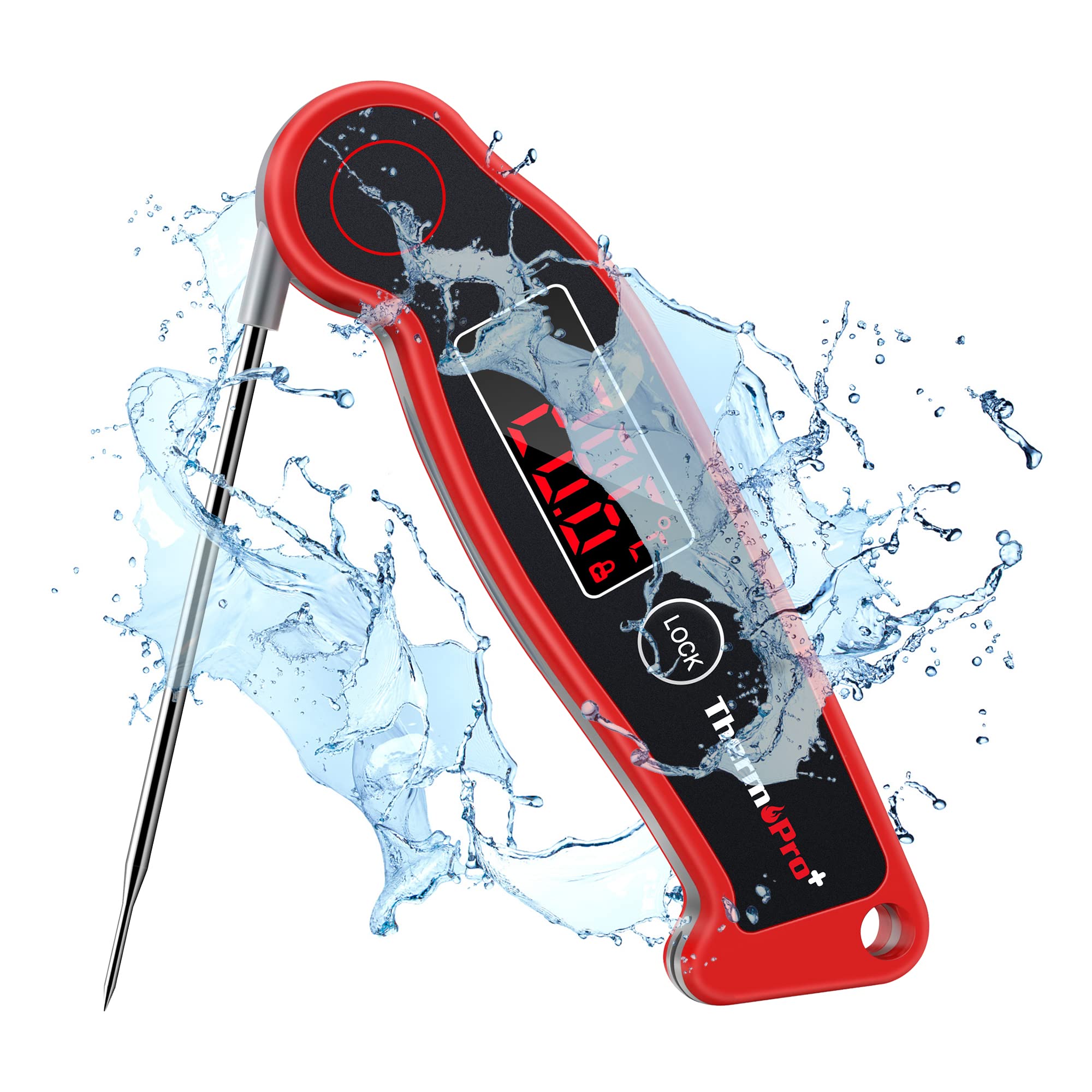 ThermoPro Cooking Высокотемпературная термопара Быстрый Хлеб Гамбургер Стейк Жареный и Больше Контроль Температуры Термометр Термометр, Водонепроницаемый, Цифровой,
ThermoPro Cooking Высокотемпературная термопара Быстрый Хлеб Гамбургер Стейк Жареный и Больше Контроль Температуры Термометр Термометр, Водонепроницаемый, Цифровой,