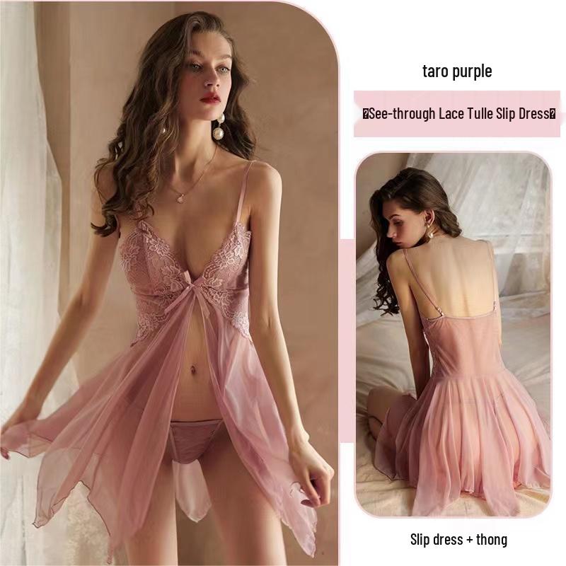 Летний кружевной полупрозрачный комплект из майки и ночной сорочки больших размеров 3XL
Летний кружевной полупрозрачный комплект из майки и ночной сорочки больших размеров 3XL