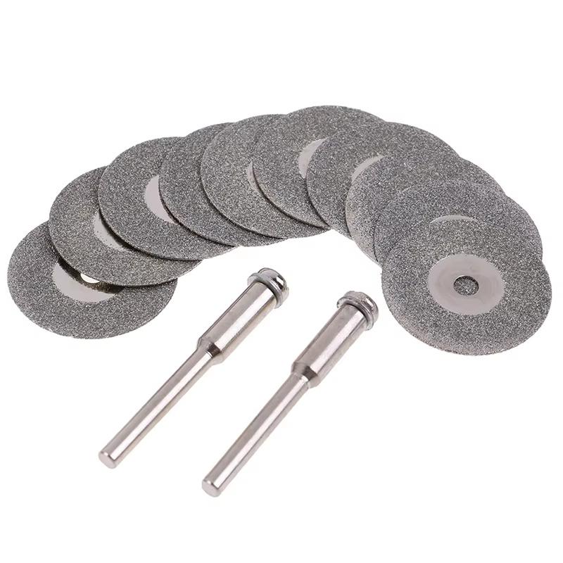 10Pcs 35mm Diamond Cutting Grinding Discs Electric Grinder Saw Blades with 2 Mandrels A
10Pcs 35mm Diamond Cutting Grinding Discs Electric Grinder Saw Blades with 2 Mandrels A
