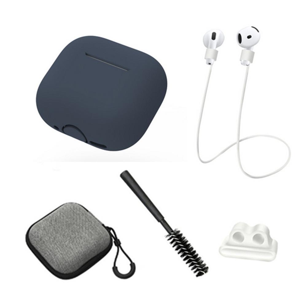 For AirPods 4 Earphones 5 in 1 Protective Case + Anti Lost Rope + Storage Case + Brush + Watch Band Earbud Holder G
For AirPods 4 Earphones 5 in 1 Protective Case + Anti Lost Rope + Storage Case + Brush + Watch Band Earbud Holder G