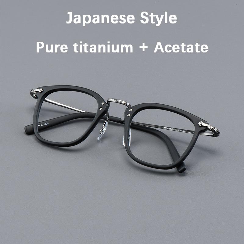 2024 New Japan Luxury Brand Pure Titanium Rectangular Frame Eyeglasses Man Business Style Acetate Square Myopia Lenses Glasses No lens прозорий
2024 New Japan Luxury Brand Pure Titanium Rectangular Frame Eyeglasses Man Business Style Acetate Square Myopia Lenses Glasses No lens прозорий