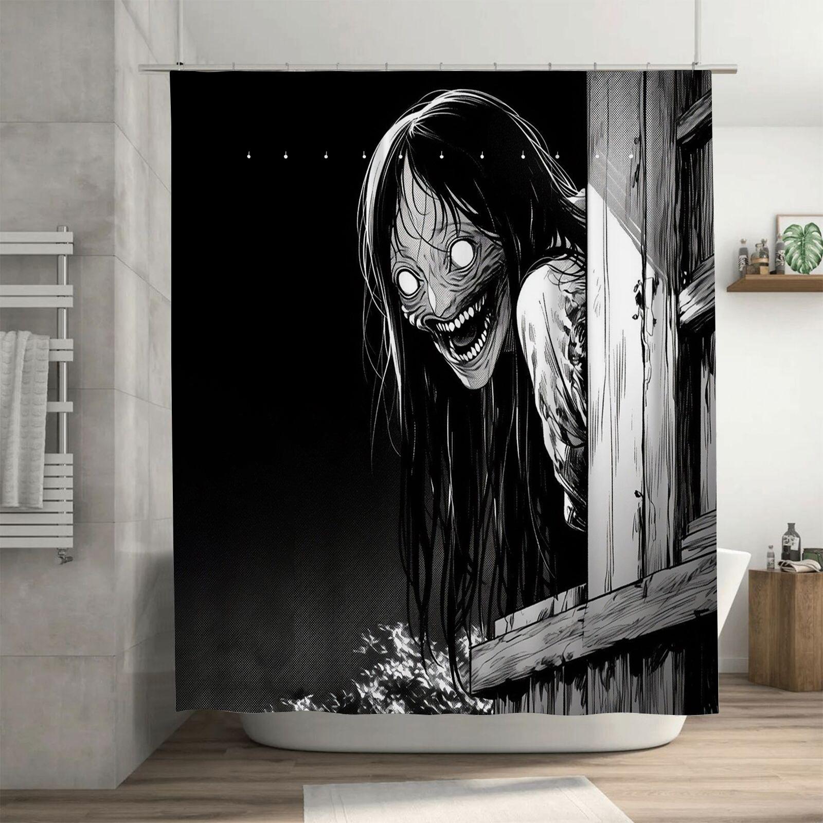 Horror Girl Design Waterproof Shower Curtain Heat Resistant Machine Washable Non-Transparent 180x180cm 90X180cm(35x70in)
Horror Girl Design Waterproof Shower Curtain Heat Resistant Machine Washable Non-Transparent 180x180cm 90X180cm(35x70in)
