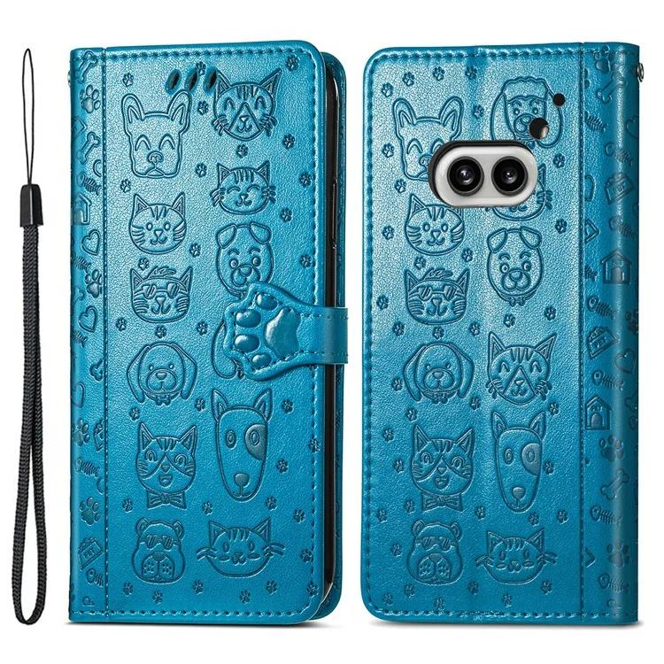 For Nothing Phone (2a) Magnetic Phone Case Leather Drop-proof Cover with Wrist Strap - Blue
For Nothing Phone (2a) Magnetic Phone Case Leather Drop-proof Cover with Wrist Strap - Blue