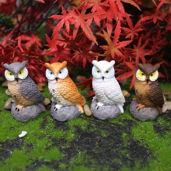 Yousheng 1/4Pcs Owl Statue Lifelike Indoor Outdoor Art Craft Ornament Courtyard Park Farm Owl Sculpture Resin Garden Decoration
Yousheng 1/4Pcs Owl Statue Lifelike Indoor Outdoor Art Craft Ornament Courtyard Park Farm Owl Sculpture Resin Garden Decoration