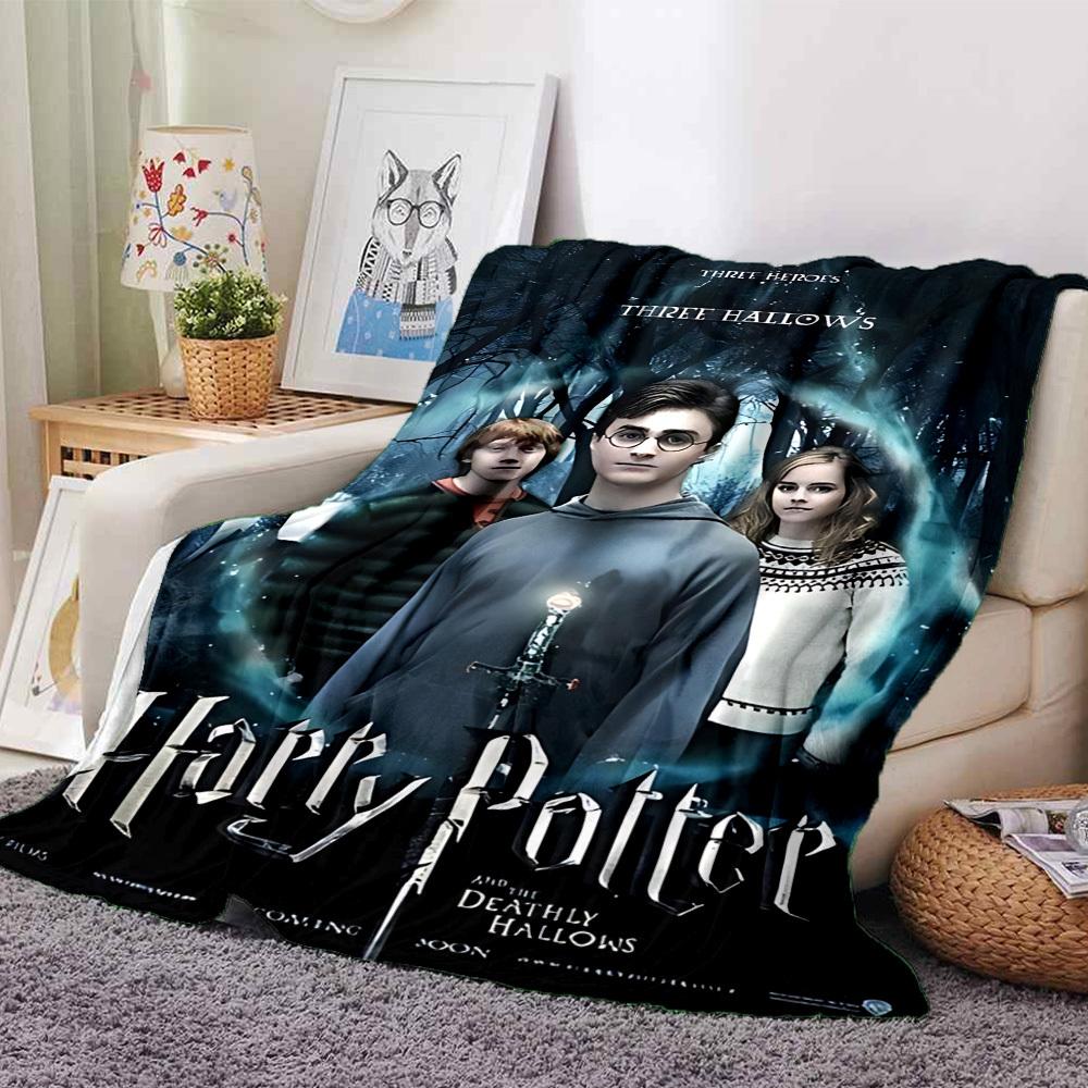 1pc Harry Potter and the Deathly Hallows Flannel Blanket Soft Warm Throw for Home, Office, Travel, All-Season Cozy Bedding GiftL1226 80cmx120cm(31inx47in)
1pc Harry Potter and the Deathly Hallows Flannel Blanket Soft Warm Throw for Home, Office, Travel, All-Season Cozy Bedding GiftL1226 80cmx120cm(31inx47in)
