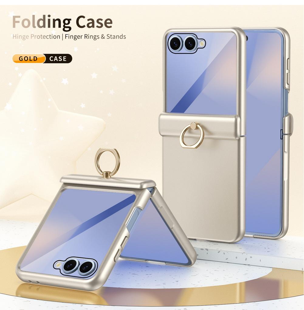 Tempered Glass Front Film Case For Samsung Z Flip 7 flip7 fe Galaxy Z Flip 6 5 Spring Hinge Metal Ring Holder Protective Cover Galaxy Z Flip 7
Tempered Glass Front Film Case For Samsung Z Flip 7 flip7 fe Galaxy Z Flip 6 5 Spring Hinge Metal Ring Holder Protective Cover Galaxy Z Flip 7