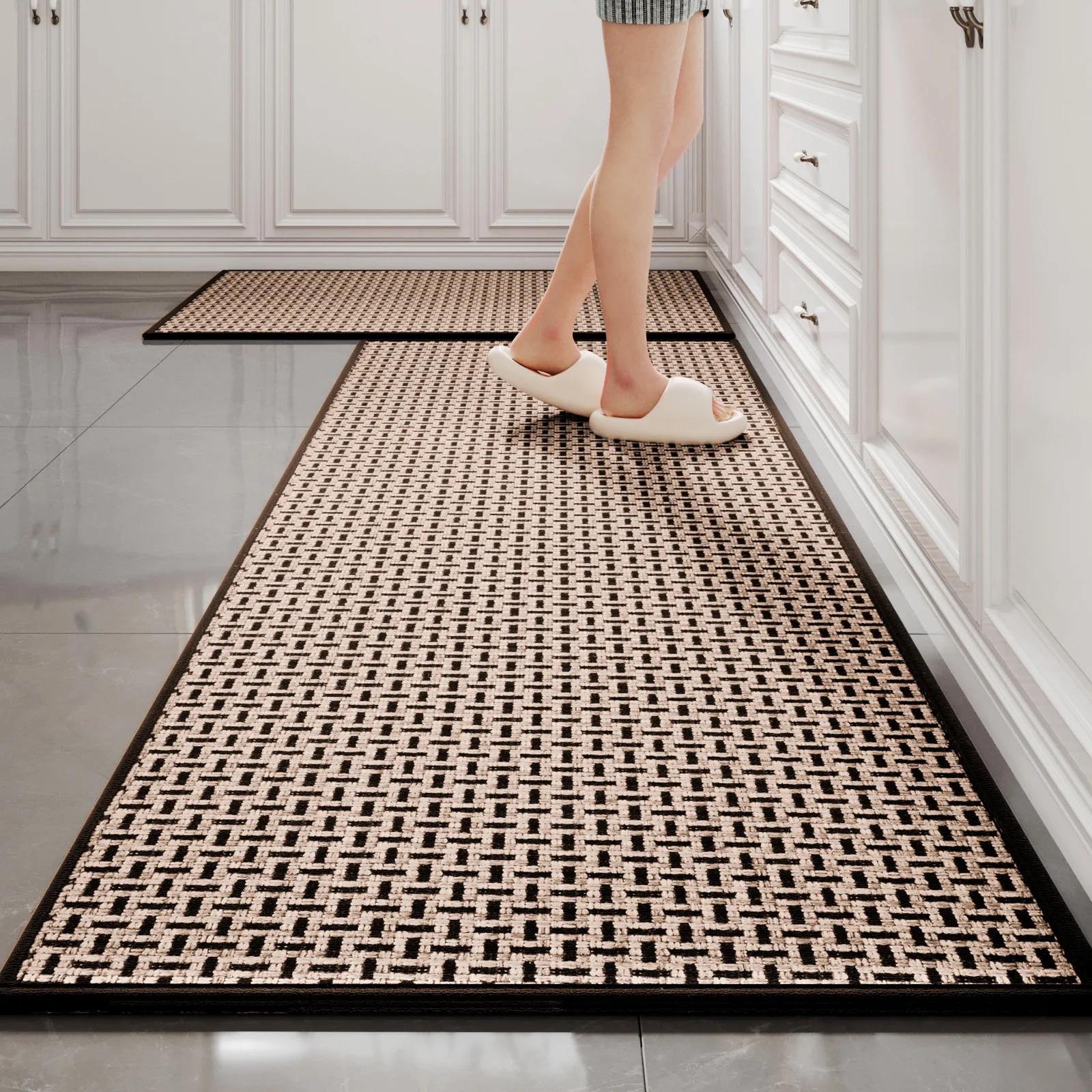 Нековзкий килимок-доріжка для кухні | Маслостійкий килимок | Міцний тканий килим 1200D | Сучасний лінійний дизайн килимка для підлоги біля раковини/входу 45x70cm (1pcs)
Нековзкий килимок-доріжка для кухні | Маслостійкий килимок | Міцний тканий килим 1200D | Сучасний лінійний дизайн килимка для підлоги біля раковини/входу 45x70cm (1pcs)