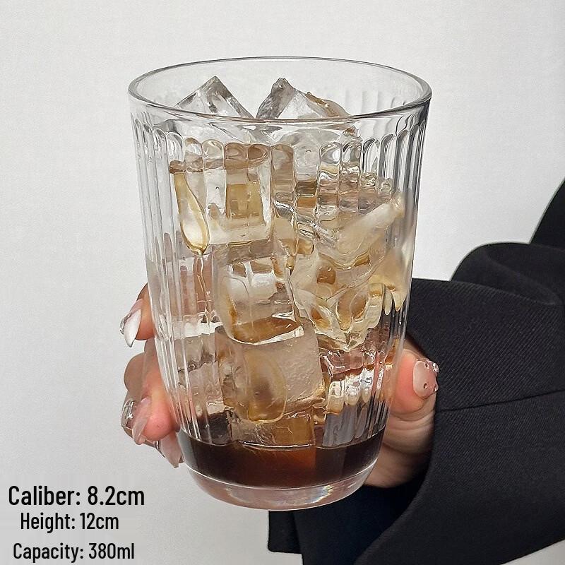 OLOEYins Ribbed Glass Coffee Cup
OLOEYins Ribbed Glass Coffee Cup