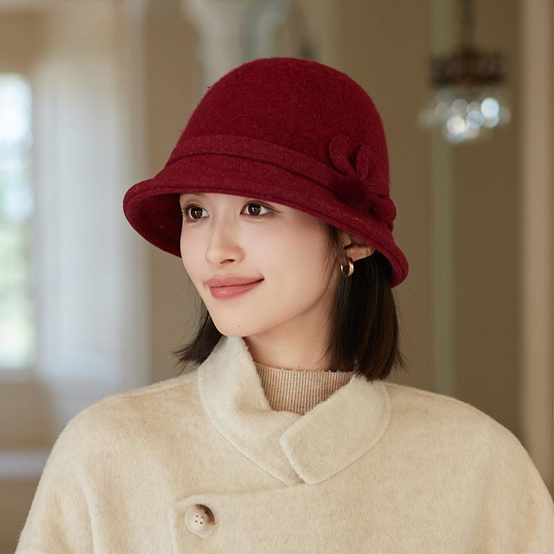 Wool Felt Fisherman Hat For Women Autumn Winter Flap Brim Classic Retro Sun Protection WineRed
Wool Felt Fisherman Hat For Women Autumn Winter Flap Brim Classic Retro Sun Protection WineRed