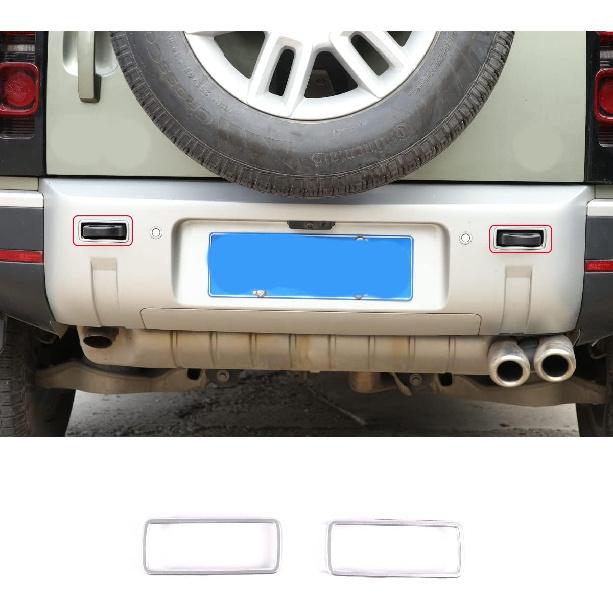 PIUGILH Rear Bumper Heavy Duty Trailer Hitch Tow Hook Hole Decoration Cover Frame for Land Rover Defender 90 110 130 2020-2023 (Black) срібний
PIUGILH Rear Bumper Heavy Duty Trailer Hitch Tow Hook Hole Decoration Cover Frame for Land Rover Defender 90 110 130 2020-2023 (Black) срібний