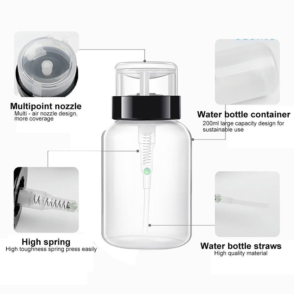 250ML Nail Polish Refillable Press Pump Empty Bottles Clear Clean Pressure Remover Bottle білий
250ML Nail Polish Refillable Press Pump Empty Bottles Clear Clean Pressure Remover Bottle білий
