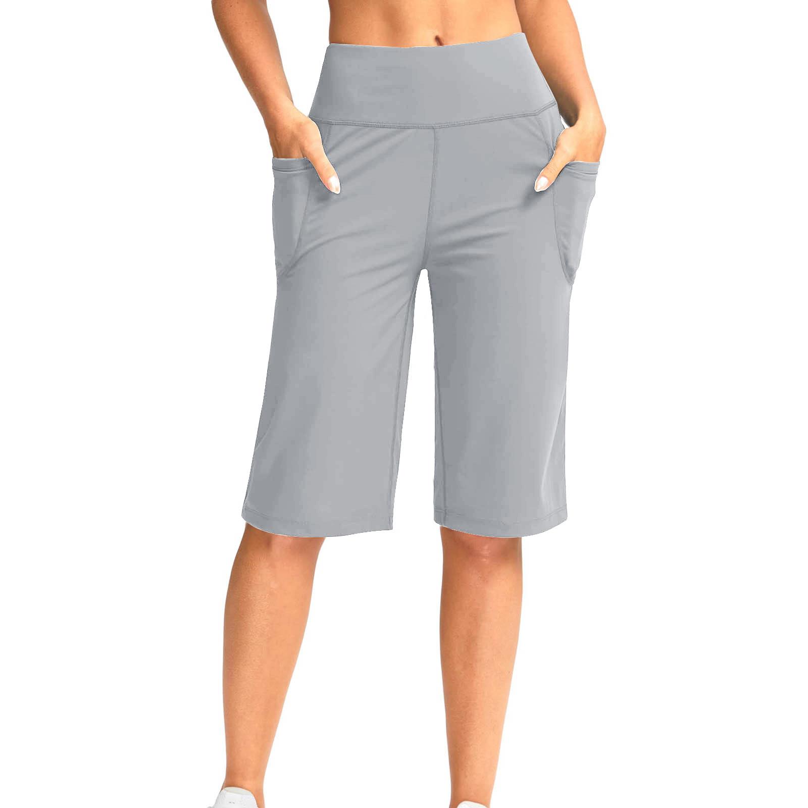 Женские модные однотонные свободные карманные спортивные повседневные шорты для йоги 5/10 L светло-серый
Женские модные однотонные свободные карманные спортивные повседневные шорты для йоги 5/10 L светло-серый