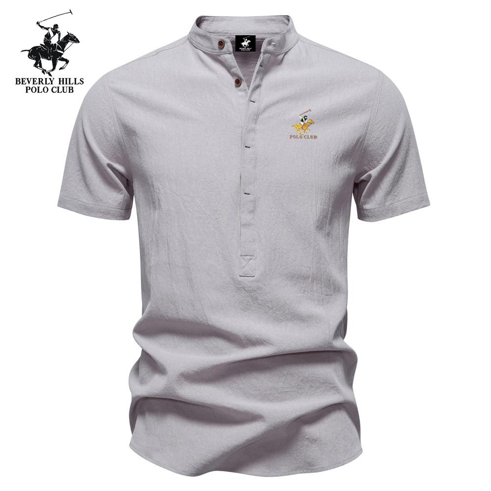 POLO CLUB 2025 Summer New Pony Embroidered Business Casual Shirt Men s Short Sleeved Cotton Linen Shirt Stand Collar Cotton Shirt XXL
POLO CLUB 2025 Summer New Pony Embroidered Business Casual Shirt Men s Short Sleeved Cotton Linen Shirt Stand Collar Cotton Shirt XXL