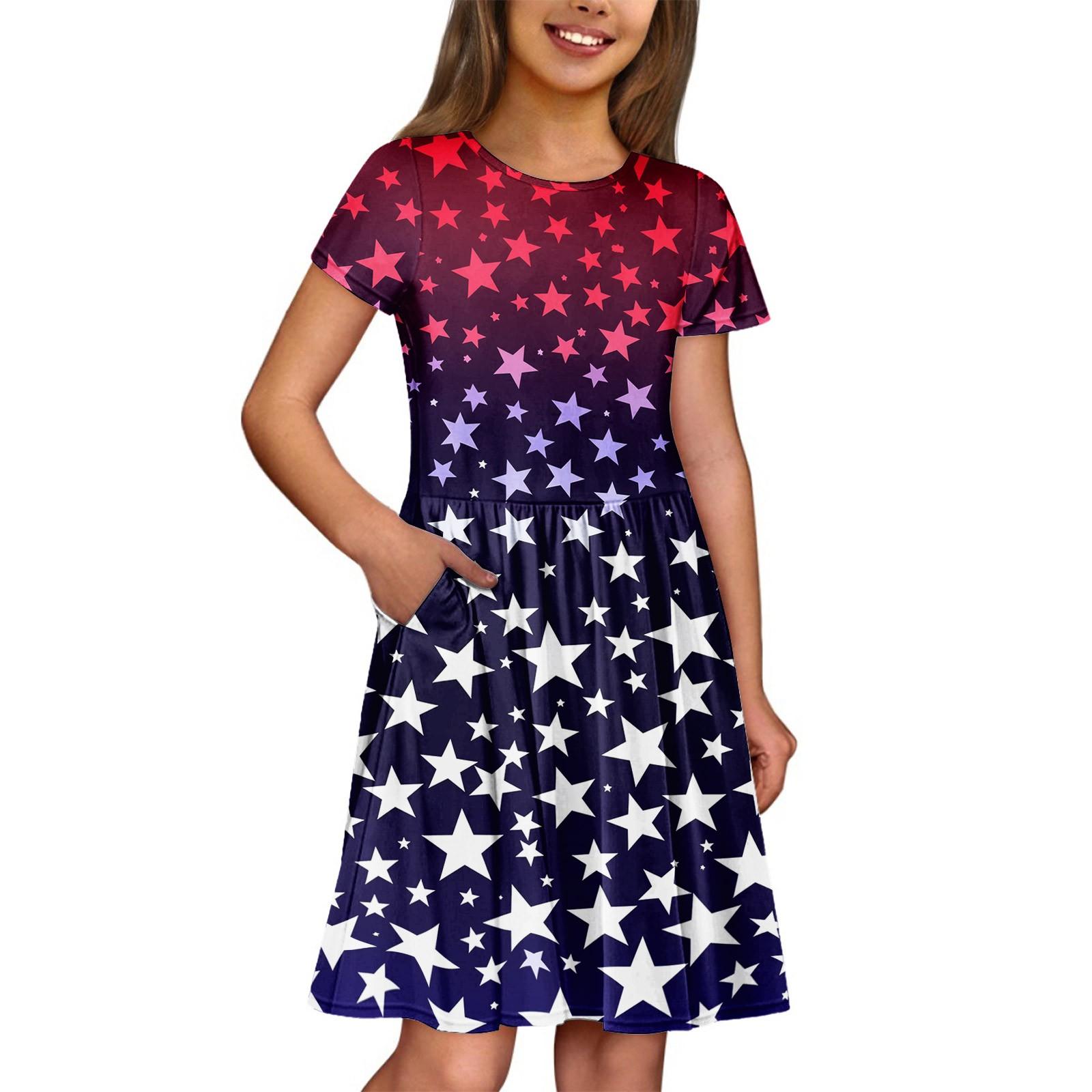 Летнее платье для девочек, однотонное платье без рукавов с принтом и карманом, повседневное платье, вечернее платье с короткими рукавами 130
Летнее платье для девочек, однотонное платье без рукавов с принтом и карманом, повседневное платье, вечернее платье с короткими рукавами 130