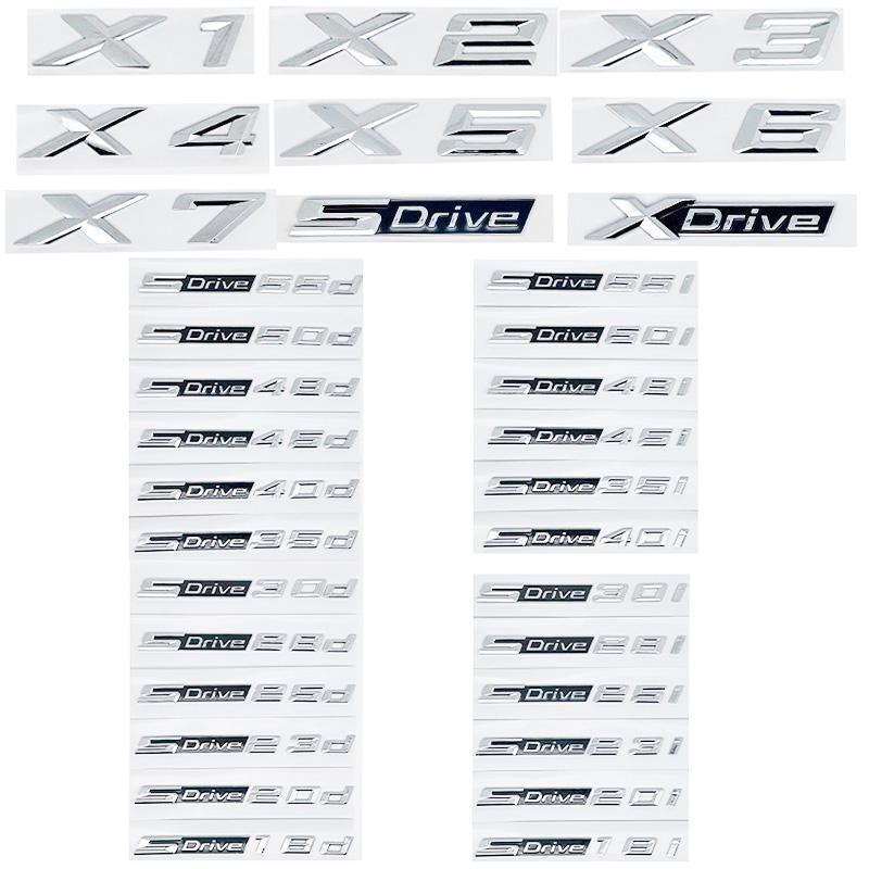 3D ABS Glossy Silver Car Emblem Sticker for BMW X1/X2/X3/X4/X5/X6/X7/GT - Fit sDrive18i/20i/23i/25i/28i/30i/35i/40i/45i/50i/55i X1
3D ABS Glossy Silver Car Emblem Sticker for BMW X1/X2/X3/X4/X5/X6/X7/GT - Fit sDrive18i/20i/23i/25i/28i/30i/35i/40i/45i/50i/55i X1