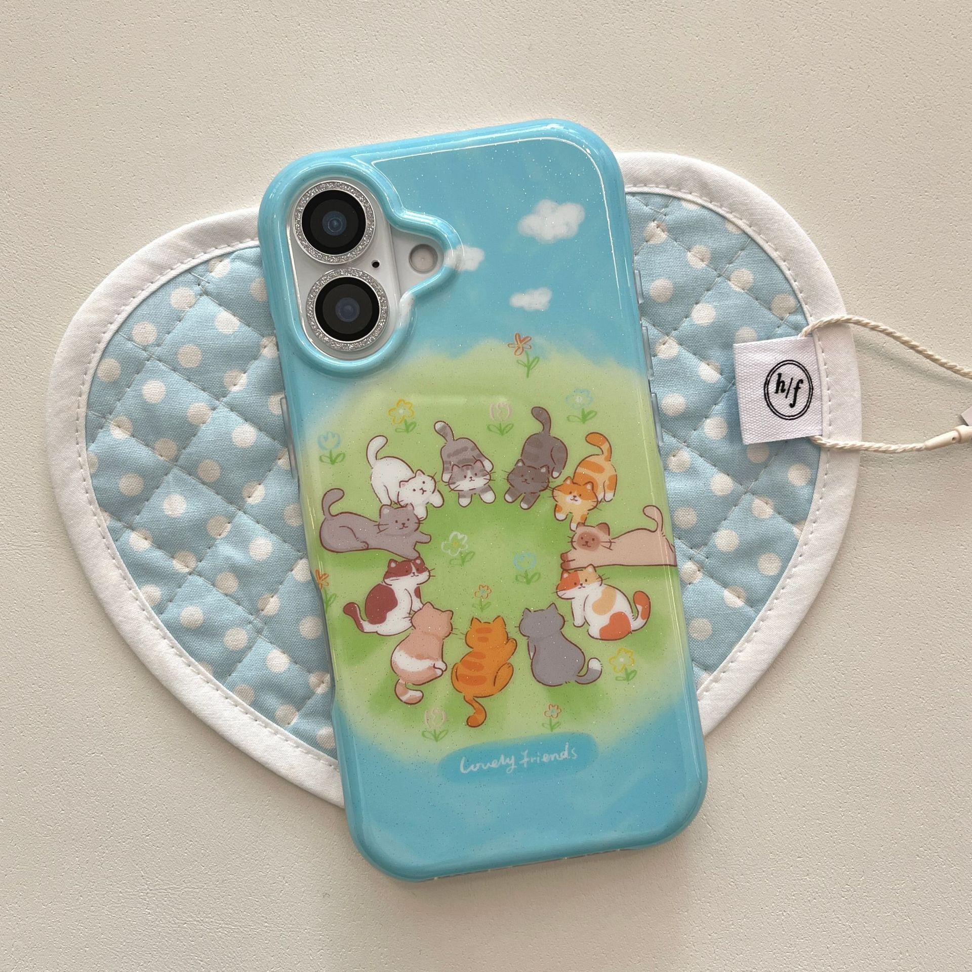 Cute Kittens Summer Meadow iPhone 15 Pro Max Chain Case for Women iPhone16 ProMax
Cute Kittens Summer Meadow iPhone 15 Pro Max Chain Case for Women iPhone16 ProMax