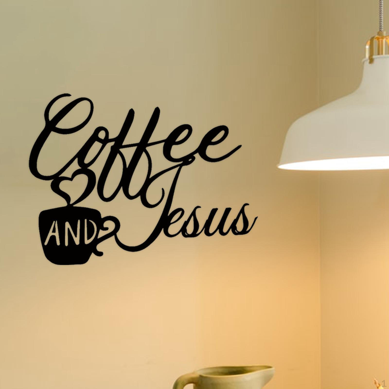 Hanging Wall Art Decor Sculptures Modern Kitchen Metal for Farmhouse Bedroom Door Coffee Jesus
Hanging Wall Art Decor Sculptures Modern Kitchen Metal for Farmhouse Bedroom Door Coffee Jesus