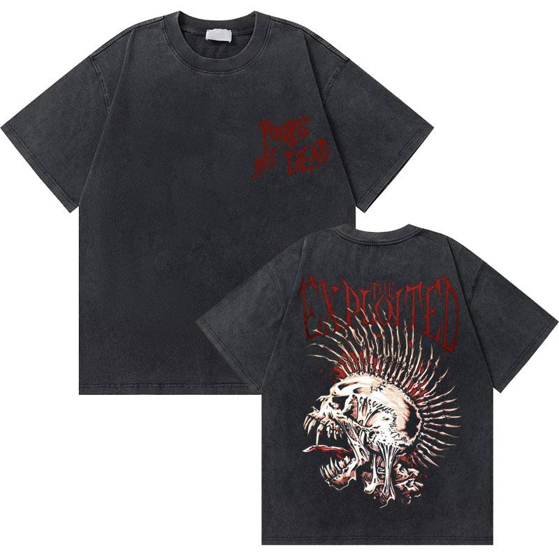 Washed Vintage Rock Band The Exploited Graphic Tshirt Men Women Retro Gothic Punk T Shirts Mens Fashion Oversized Streetwear S
Washed Vintage Rock Band The Exploited Graphic Tshirt Men Women Retro Gothic Punk T Shirts Mens Fashion Oversized Streetwear S