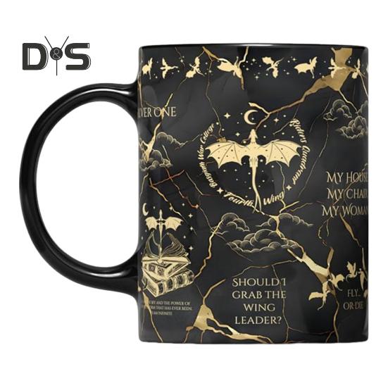 Керамическая кофейная кружка с ручкой 330 мл, переносная чашка для чая, чашка для горячего шоколада, кружка с принтом летящего дракона, подарки 330ml
Керамическая кофейная кружка с ручкой 330 мл, переносная чашка для чая, чашка для горячего шоколада, кружка с принтом летящего дракона, подарки 330ml