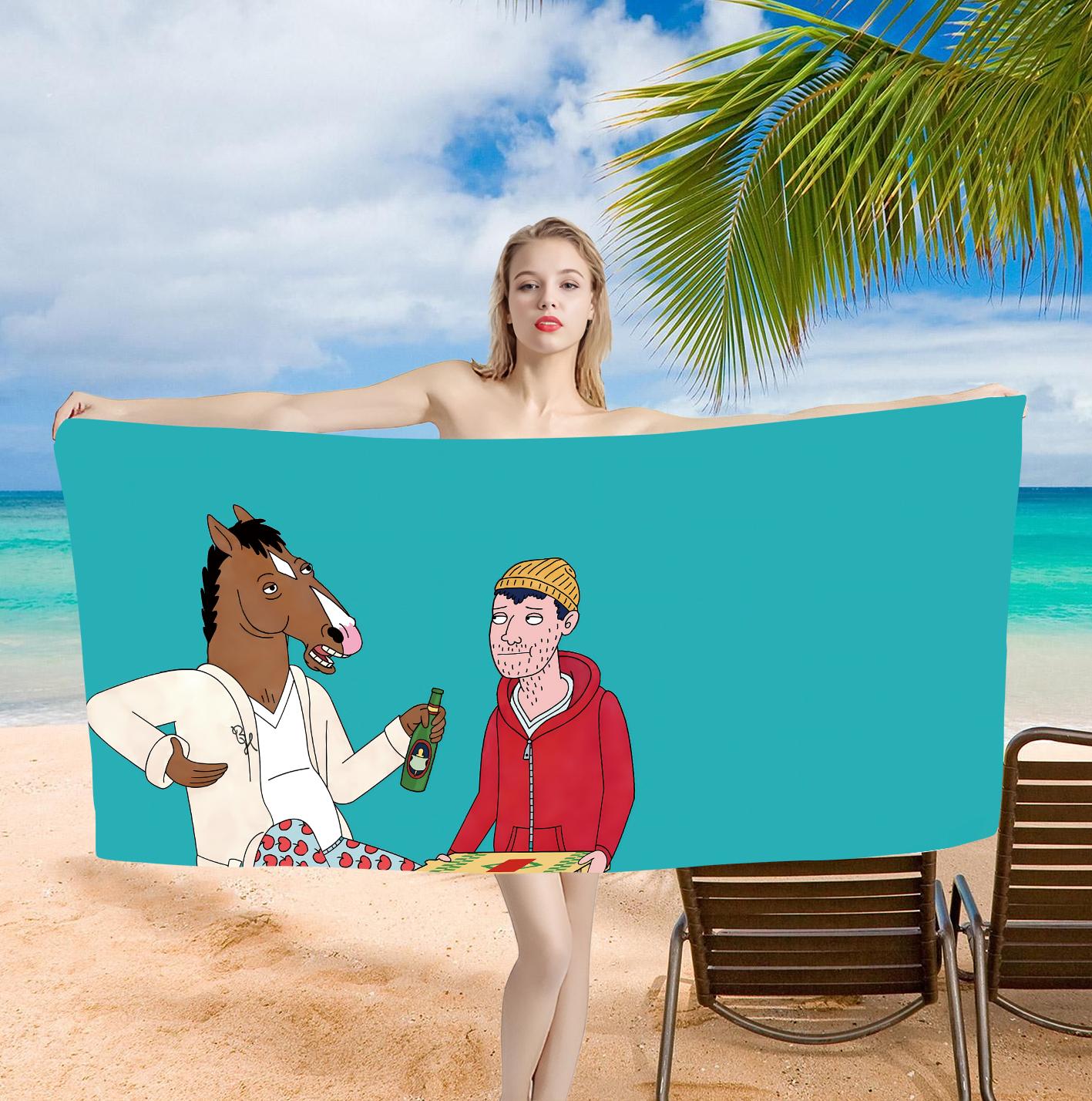 75x150cm Cartoon Horse Soft Towel Quick Drying Bath Towel Unique Anime Character Print Beach Towel Home Travel Shower Towel W30*H60(CM)
75x150cm Cartoon Horse Soft Towel Quick Drying Bath Towel Unique Anime Character Print Beach Towel Home Travel Shower Towel W30*H60(CM)