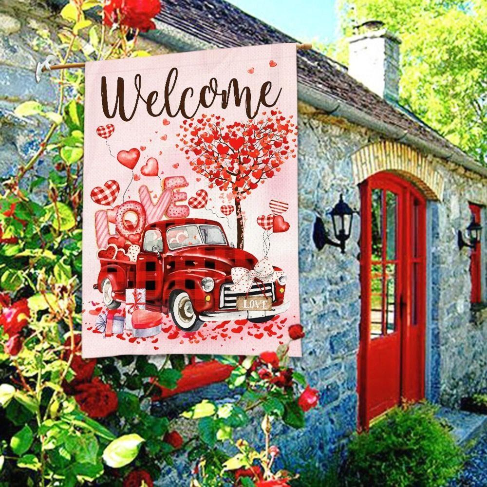 Red Ruck Valentine Flags Burlap Valentine s Day Decor House Flags Home Outdoor Yard Lawn Decor
Red Ruck Valentine Flags Burlap Valentine s Day Decor House Flags Home Outdoor Yard Lawn Decor