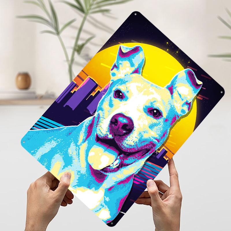 Retro Dog Portrait Poster Customized Wall Art Vintage Metal Signs Retro Tin Plaque for Man Cave House Decor Gamer Decoration 7.9x11.8In(20x30cm)
Retro Dog Portrait Poster Customized Wall Art Vintage Metal Signs Retro Tin Plaque for Man Cave House Decor Gamer Decoration 7.9x11.8In(20x30cm)