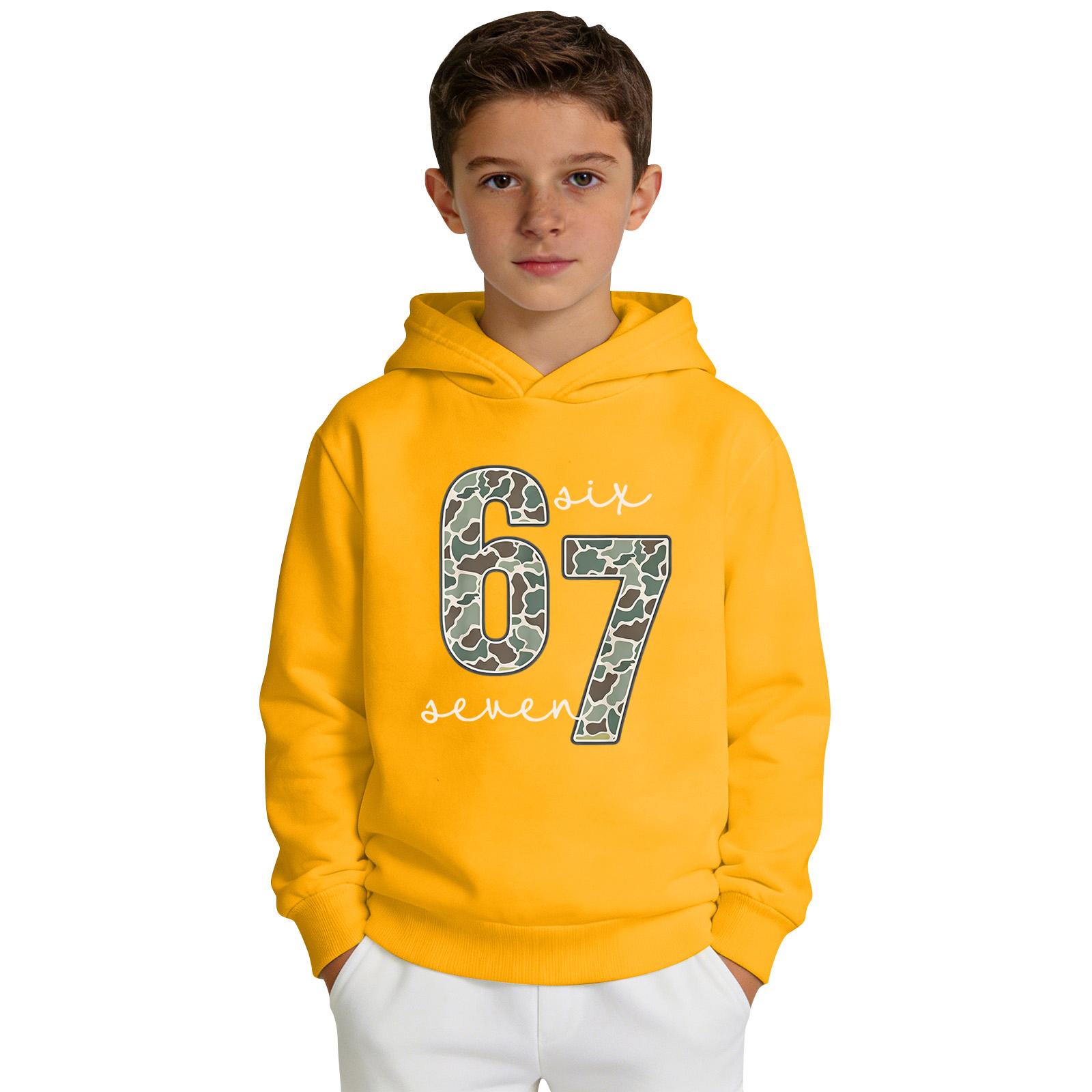 Boys Printed Hooded Long-Sleeve Sweatshirt Casual Sports Comfort Sweatshirt 160 жовтий
Boys Printed Hooded Long-Sleeve Sweatshirt Casual Sports Comfort Sweatshirt 160 жовтий