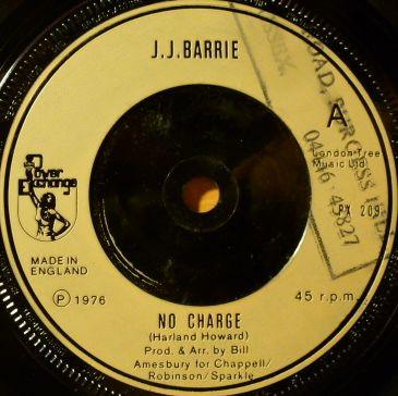 7-дюймовая пластинка J. J. BARRIE - No Charge PX209 Power Exchange 1976 UK Pop Used
7-дюймовая пластинка J. J. BARRIE - No Charge PX209 Power Exchange 1976 UK Pop Used